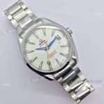 Swiss Copy Omega Seamaster 007 Gauss Watch Stainless Steel White Face